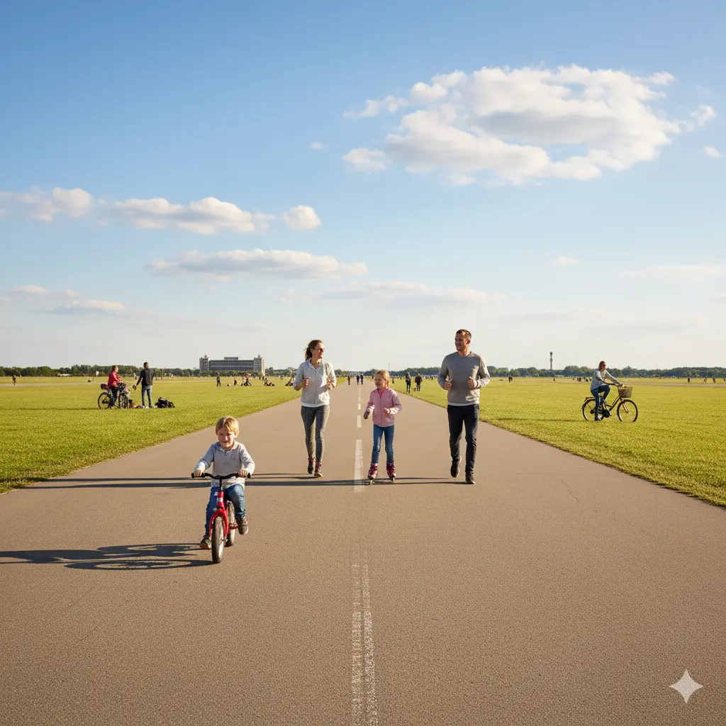 Tempelhofer Feld – 6-km-Runde